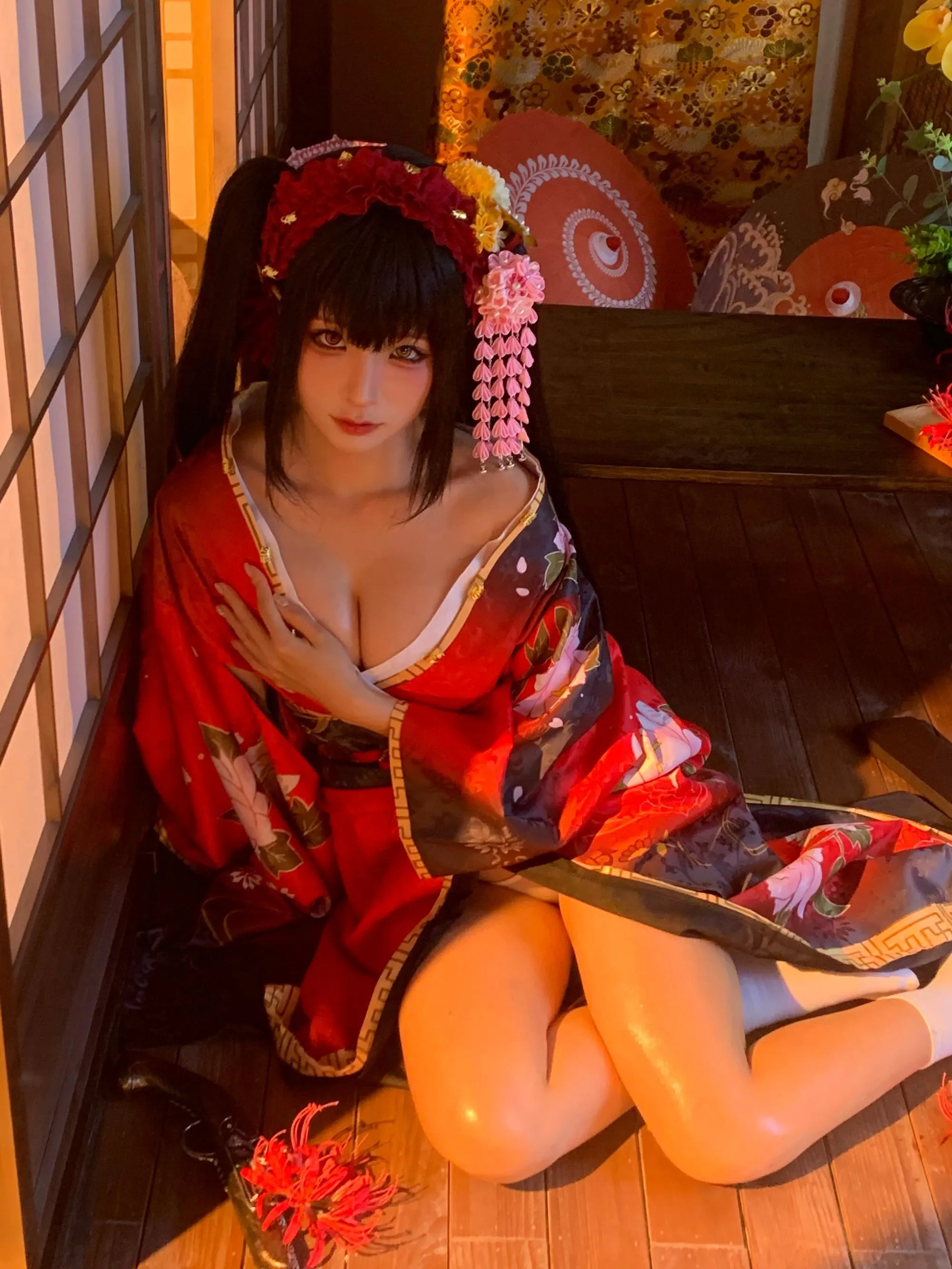 蠢沫沫 – NO.304 狂三和服cos-狂三 花絮 [114P]插图4